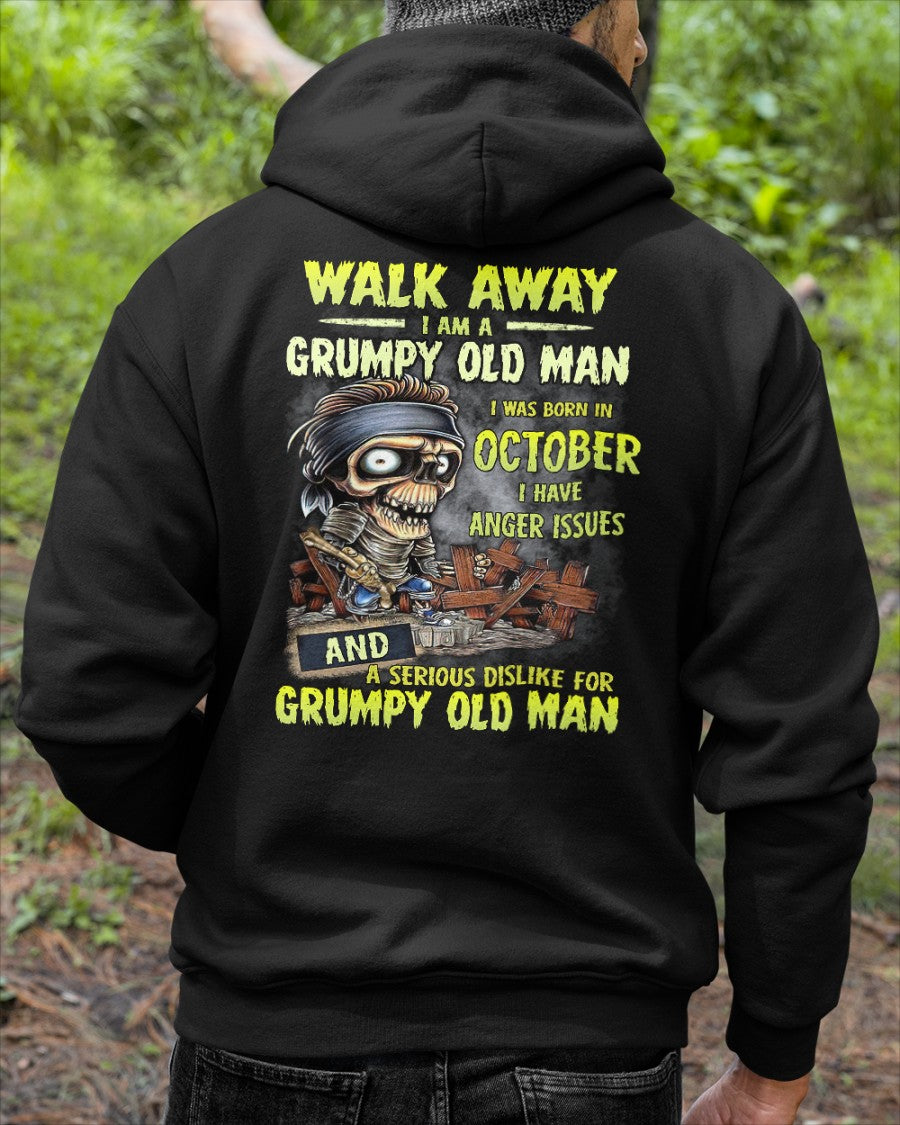 October - Grumpy Old Man T-Shirt – Perfect Gift For Men - DTSM10