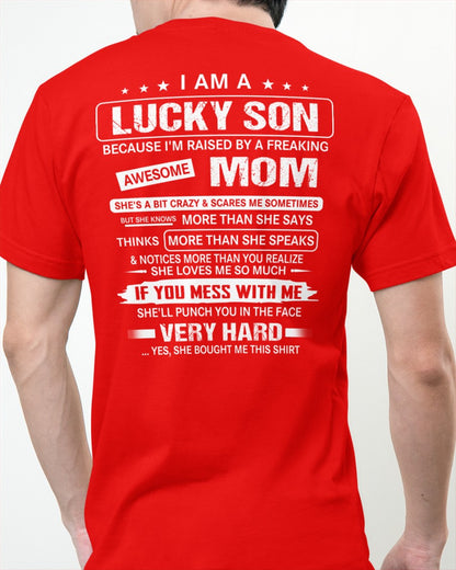 Lucky Son Of Awesome Mom - Perfect Gift For Your Son - DTSM00 (SKU07-136-00)