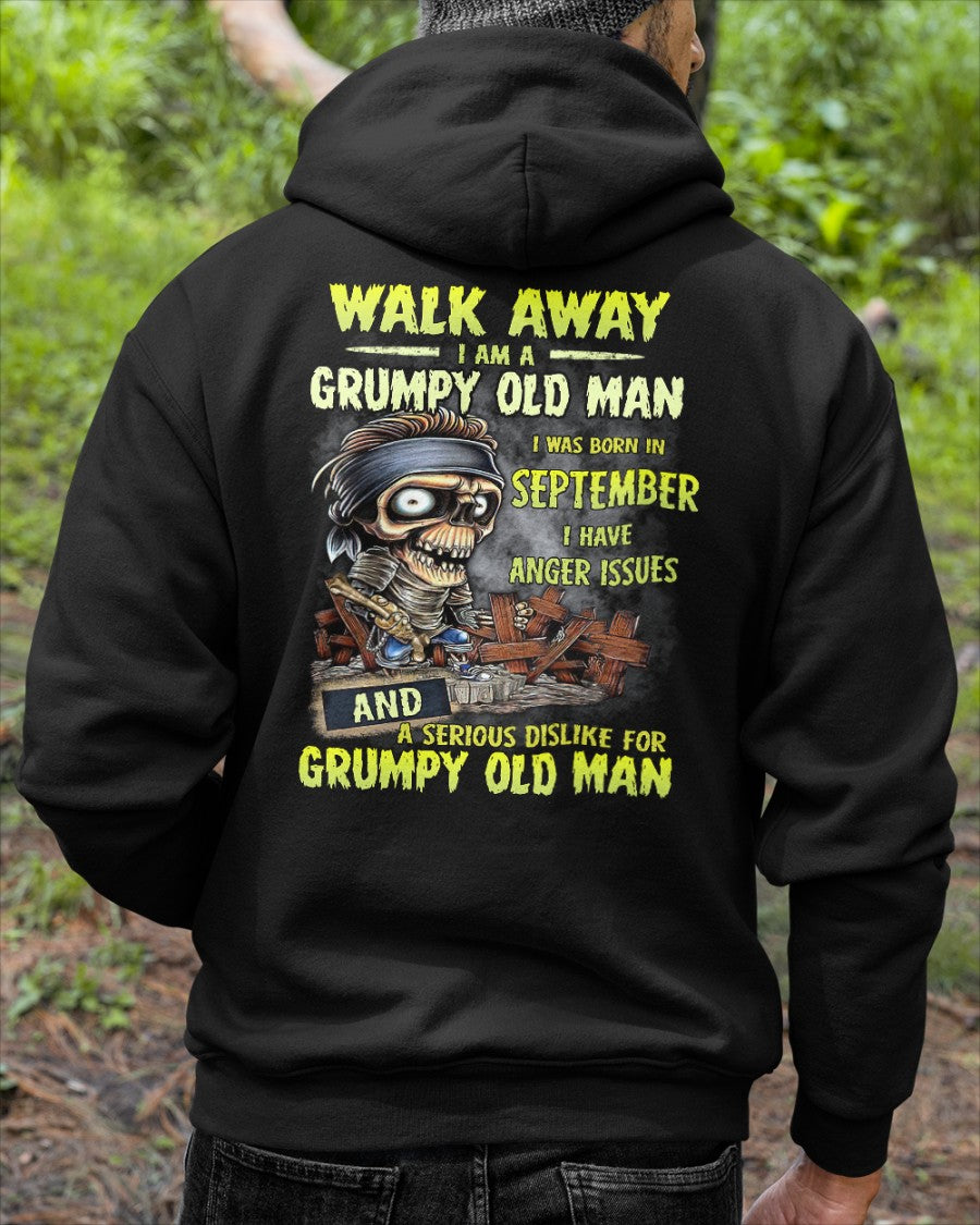 September - Grumpy Old Man T-Shirt – Perfect Gift For Men - DTSM09