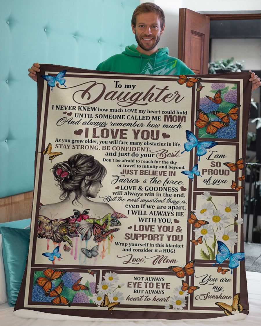 Special blanket for Daughter - From Mom blanket (SKUB10-83)