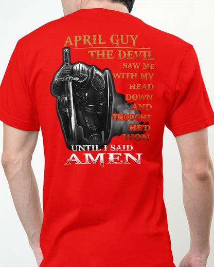 April Guy Faith Warrior Tee - The Perfect T-Shirt For You DTSM04 (SKU07-75-04)