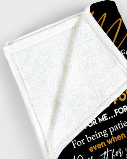 Special Gift For Your Mom Blanket From Son