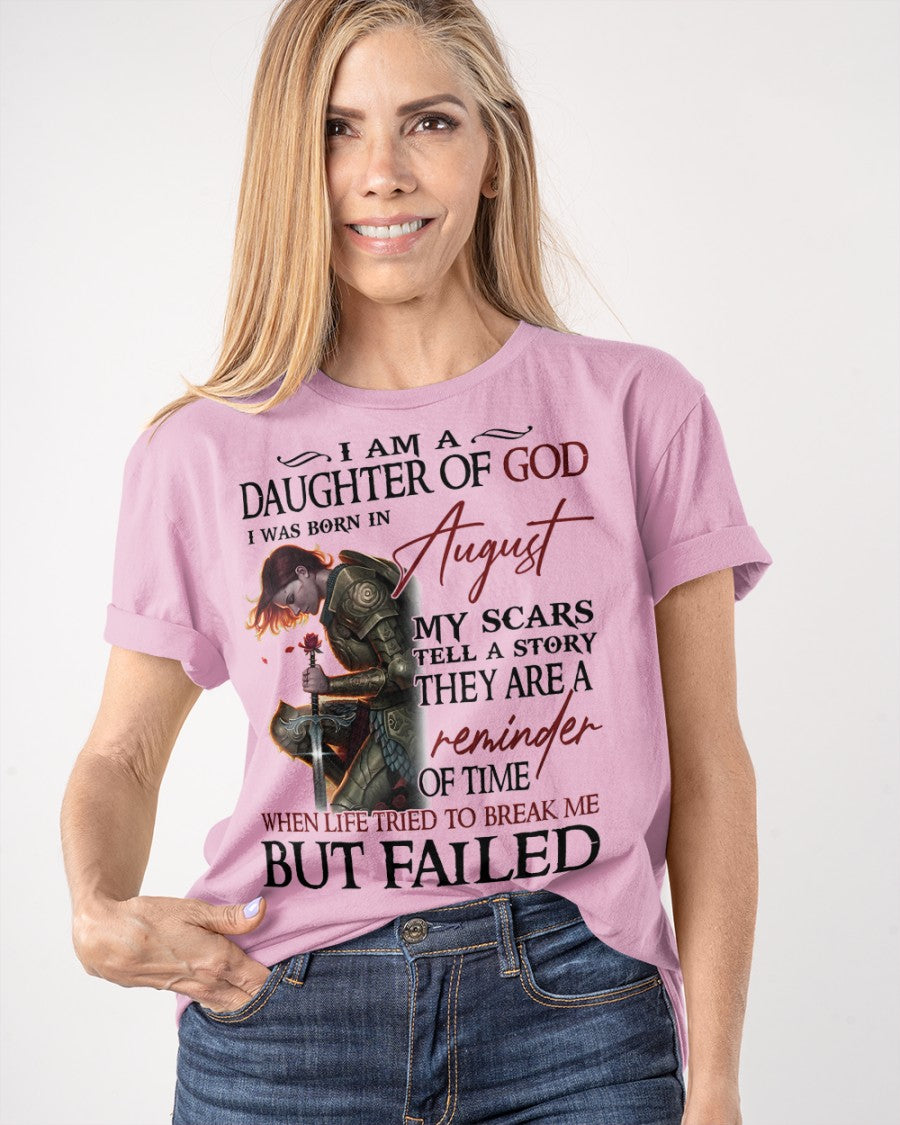 August Daughter Of God - Perfect T-Shirt For You DTSM08 (SKU07-97-08)