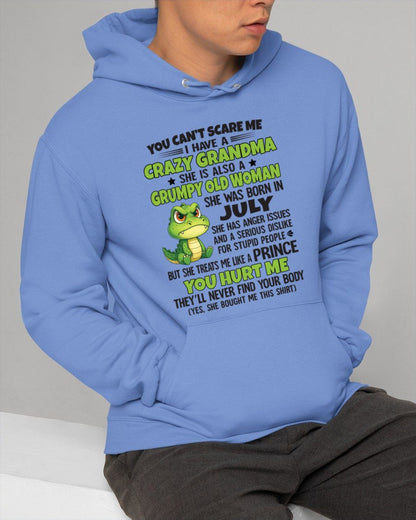 JULY - YOU CAN'T SCARE ME - FOR GRANDSON - GIFT FROM GRANDMA - NTTD07 (SKU09-85-07)