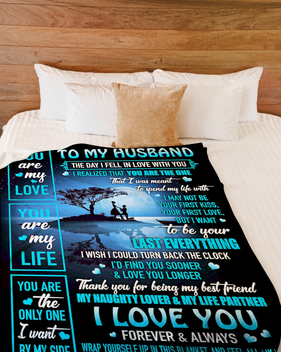 Gift for husband from wife blanket