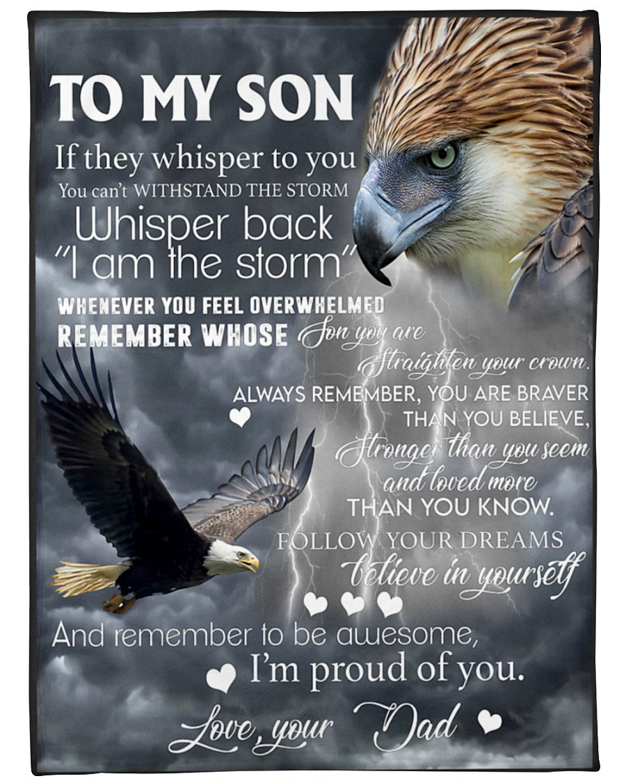 Special Gift for Your Son - From Dad Blanket (SKUB11-158)