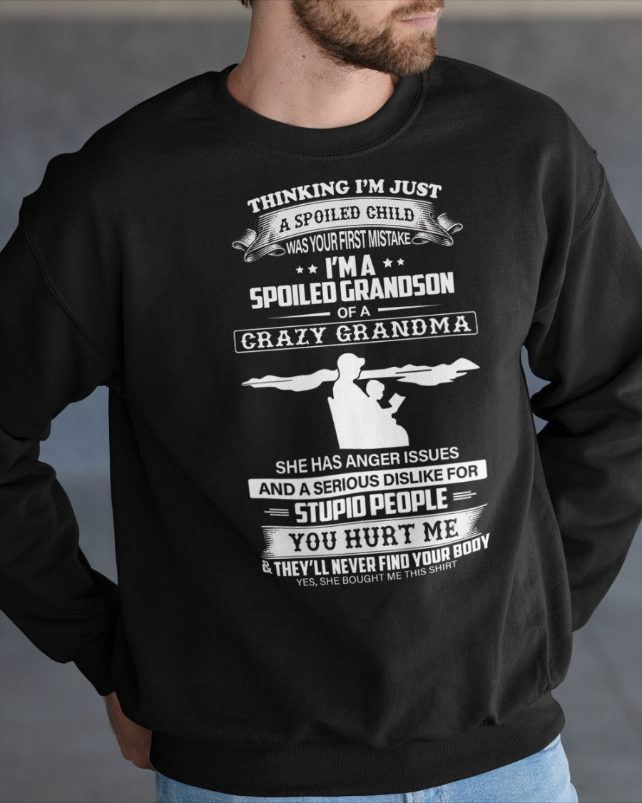 Spoiled by Grandma Shirt – From Grandma to Grandson NTTD00 (SKU-GMS2-00)