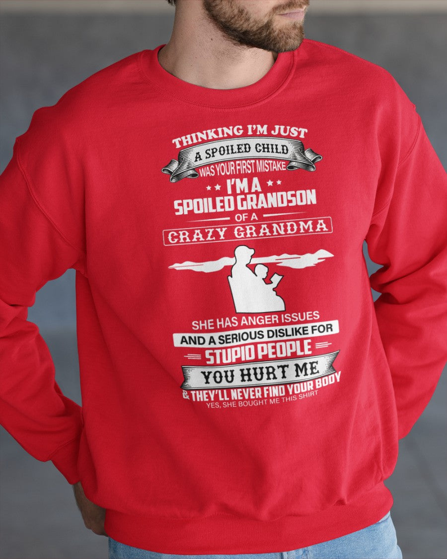 Spoiled by Grandma Shirt – From Grandma to Grandson NTTD00 (SKU-GMS2-00)