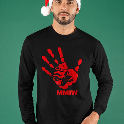 Native American T-Shirts, Vintage Native American Unisex T-Shirt/Hoodie/Sweatshirt HLT00 - MMIW Red Hand Indigenous Native American MMIW Awareness T-Shirt (1)