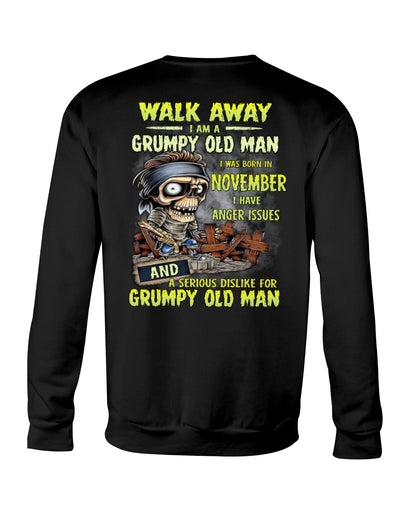 November - Grumpy Old Man T-Shirt – Perfect Gift For Men - DTSM11