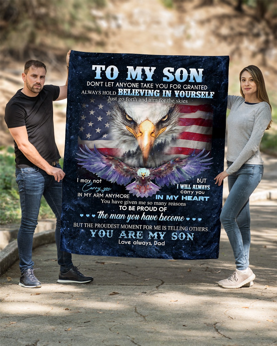 Special gift for Son Blanket From Dad