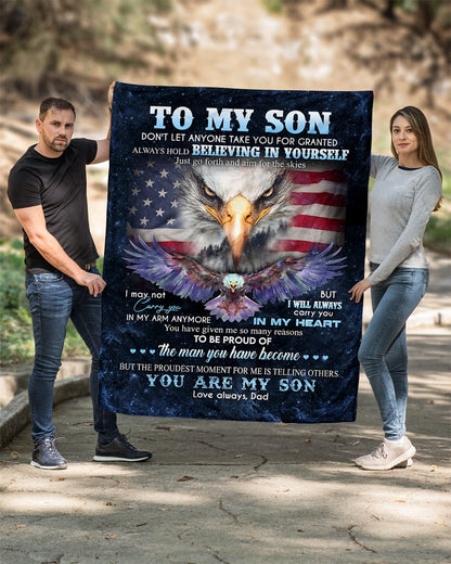 Special gift for Son Blanket From Dad