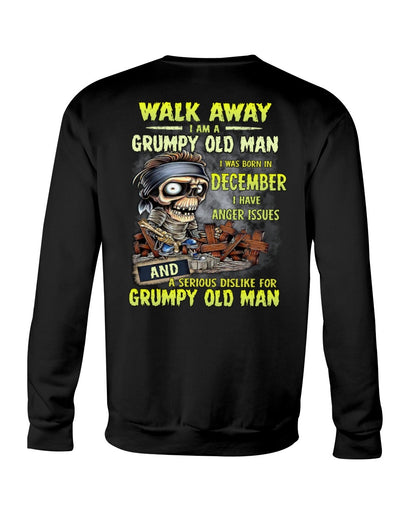 December - Grumpy Old Man T-Shirt – Perfect Gift For Men - DTSM12