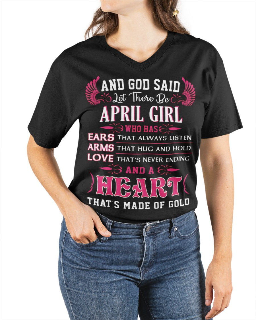 April Girl - The Perfect T-Shirt For You DTSM04 (SKU07-34-04)
