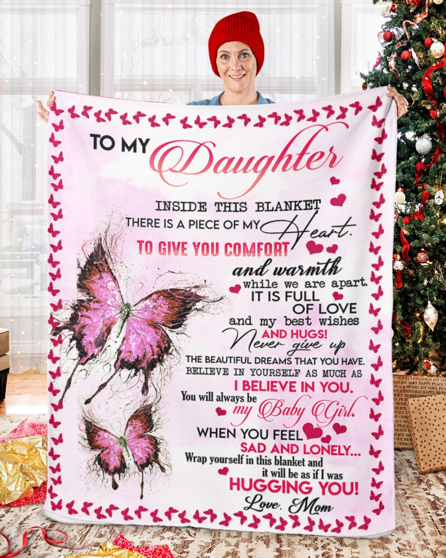 Special gift for daughter from mom blanket