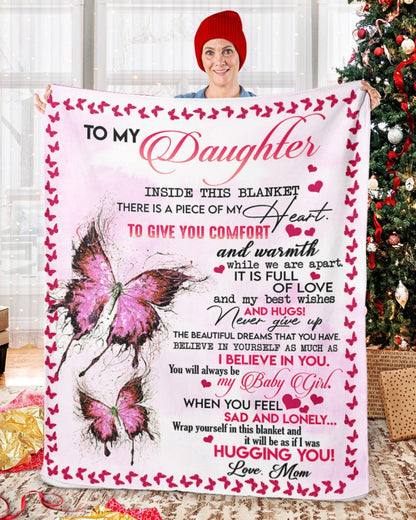 Special gift for daughter from mom blanket