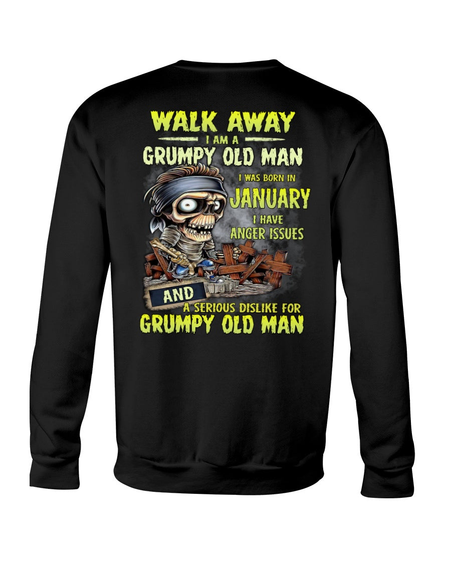 January - Grumpy Old Man T-Shirt – Perfect Gift For Men - DTSM01