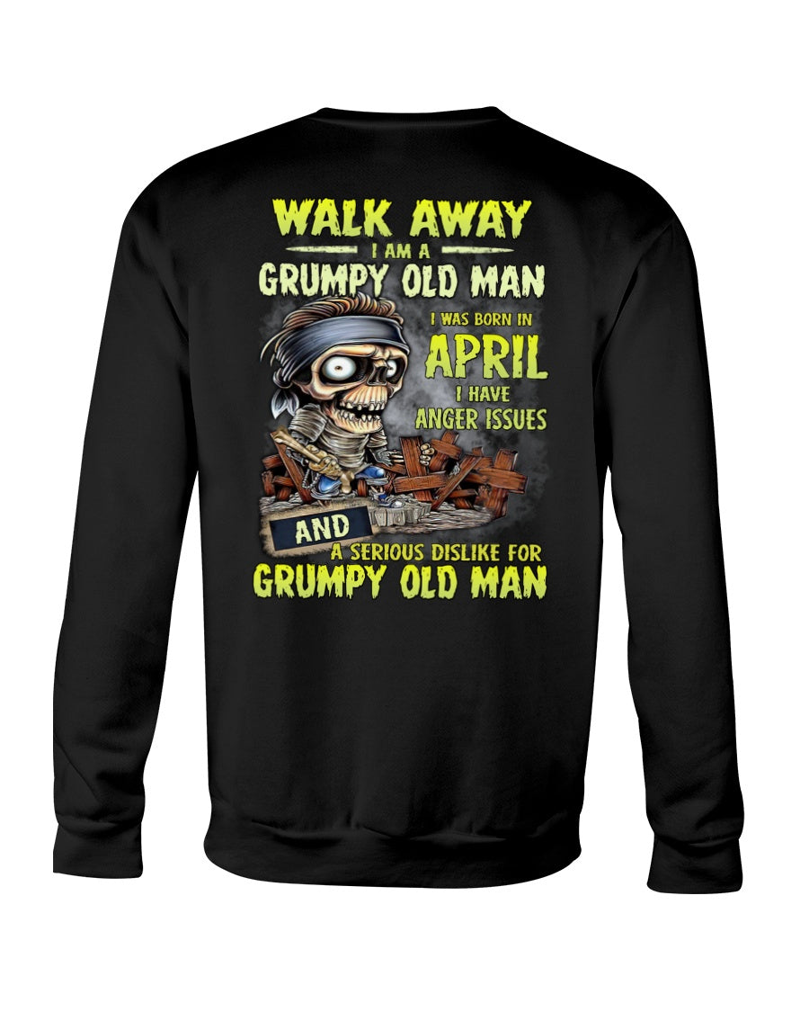 April - Grumpy Old Man T-Shirt – Perfect Gift For Men - DTSM04