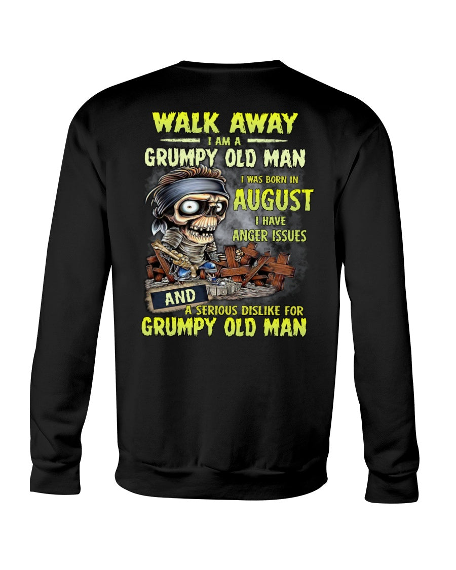 August - Grumpy Old Man T-Shirt – Perfect Gift For Men - DTSM08