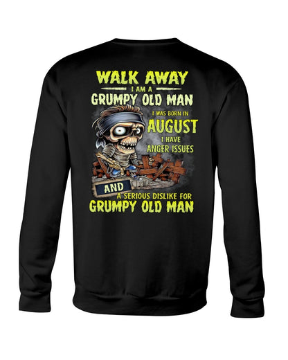 August - Grumpy Old Man T-Shirt – Perfect Gift For Men - DTSM08