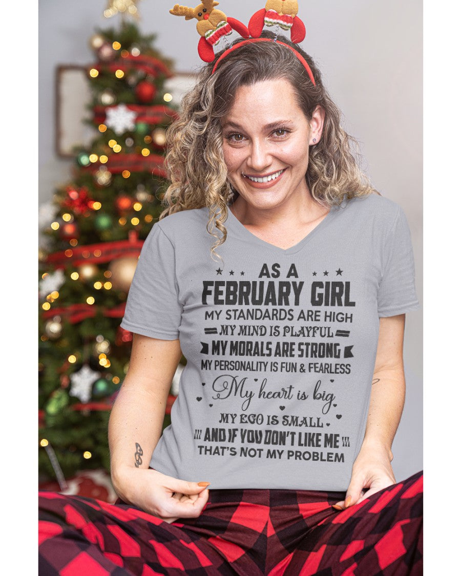 AS A FEBRUARY GIRL - MY STANDARDS ARE HIGH - DTSM02 (SKU05-64-02)