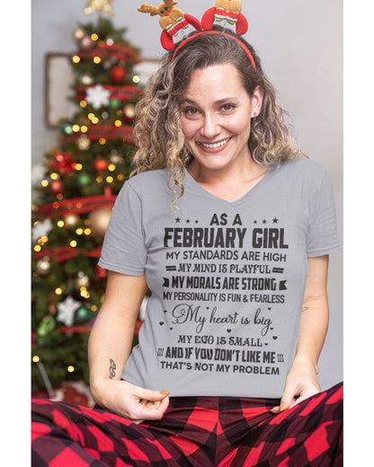 AS A FEBRUARY GIRL - MY STANDARDS ARE HIGH - DTSM02 (SKU05-64-02)