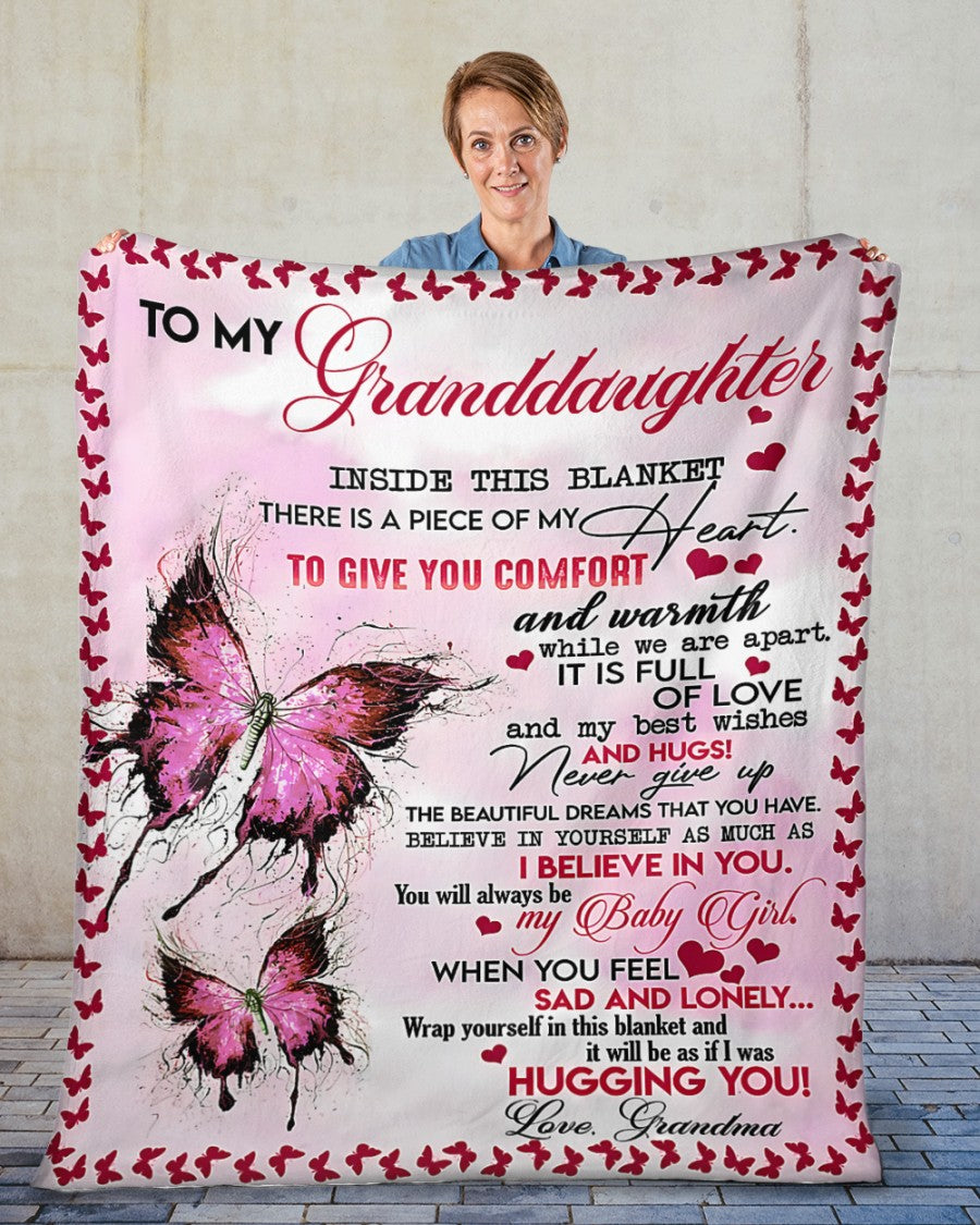 Special Gift for Your Granddaughter - From Grandma Blanket (SKUB12-05)