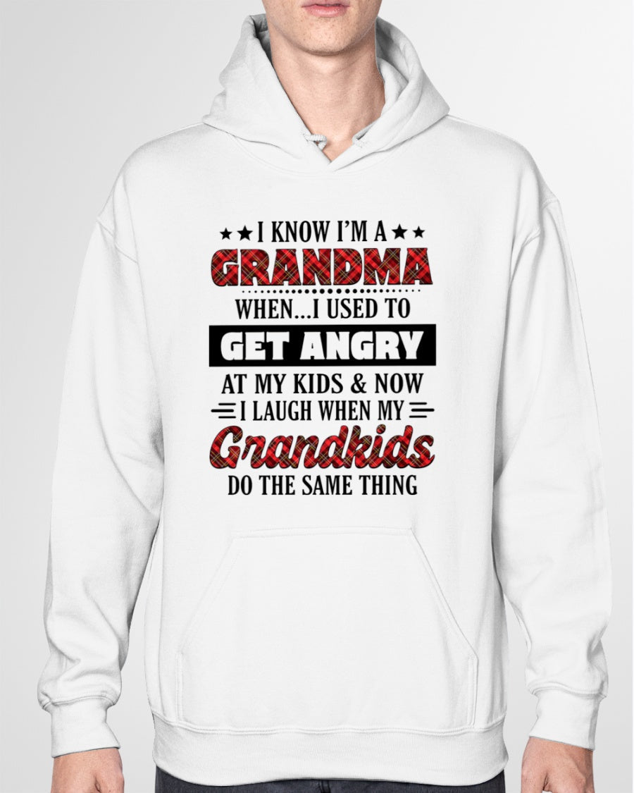 KNOW I'M A GRANDMA WHEN... I USED TO GET ANGRY AT MY KIDS & NOW I LAUGH WHEN MY GRANDKIDS DO THE SAME THING - from grandma NTTD00 (SKU07-111)
