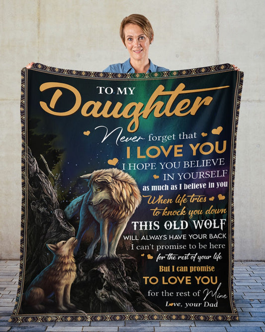 Special blanket for Daughter - From Dad blanket