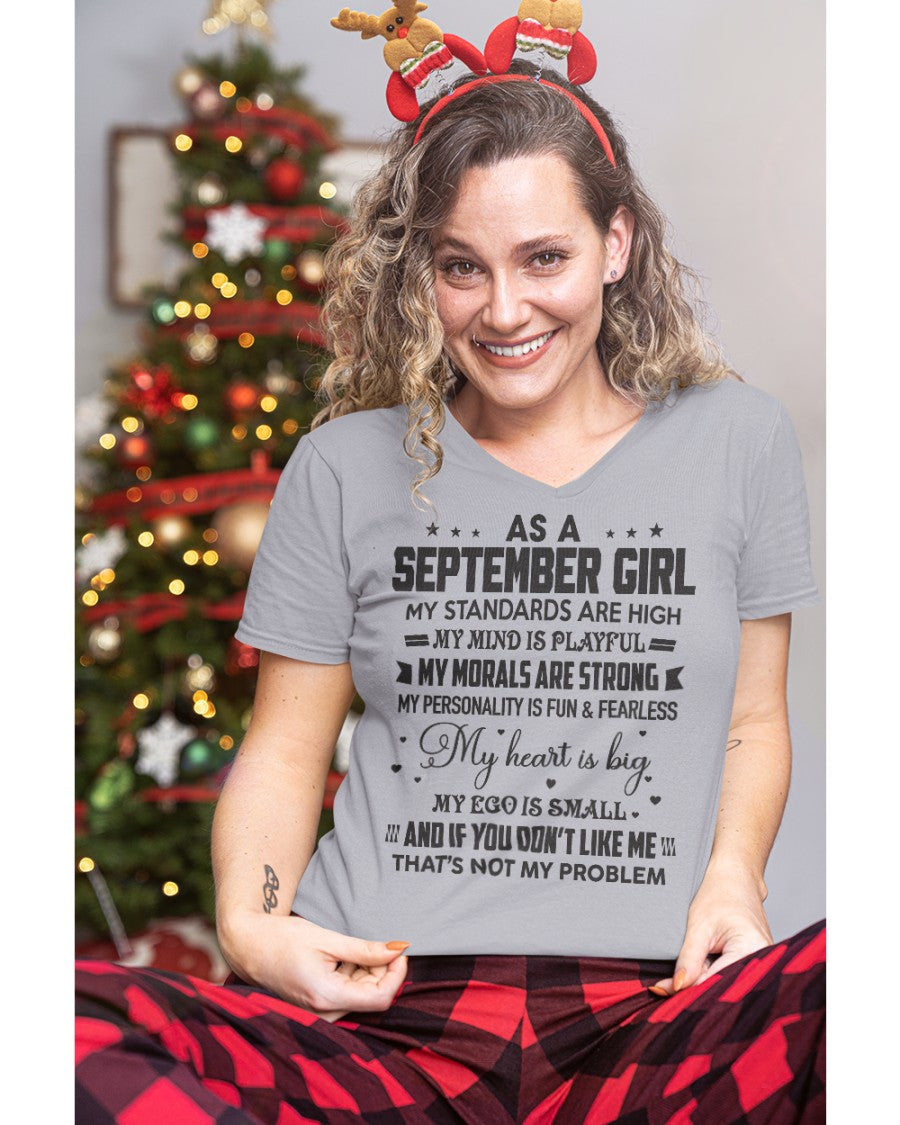 AS A SEPTEMBER GIRL - MY STANDARDS ARE HIGH - DTSM09 (SKU05-64-09)