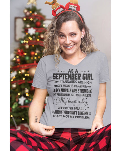 AS A SEPTEMBER GIRL - MY STANDARDS ARE HIGH - DTSM09 (SKU05-64-09)