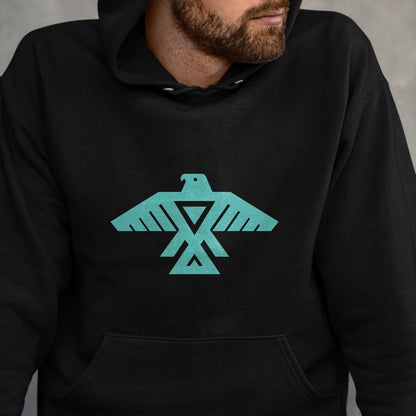 Native American T-Shirts, Vintage Native American Unisex T-Shirt/Hoodie/Sweatshirt HLT00 - Native American Thunderbird Funny Tribal Art Gift Men Women T-Shirt (2)
