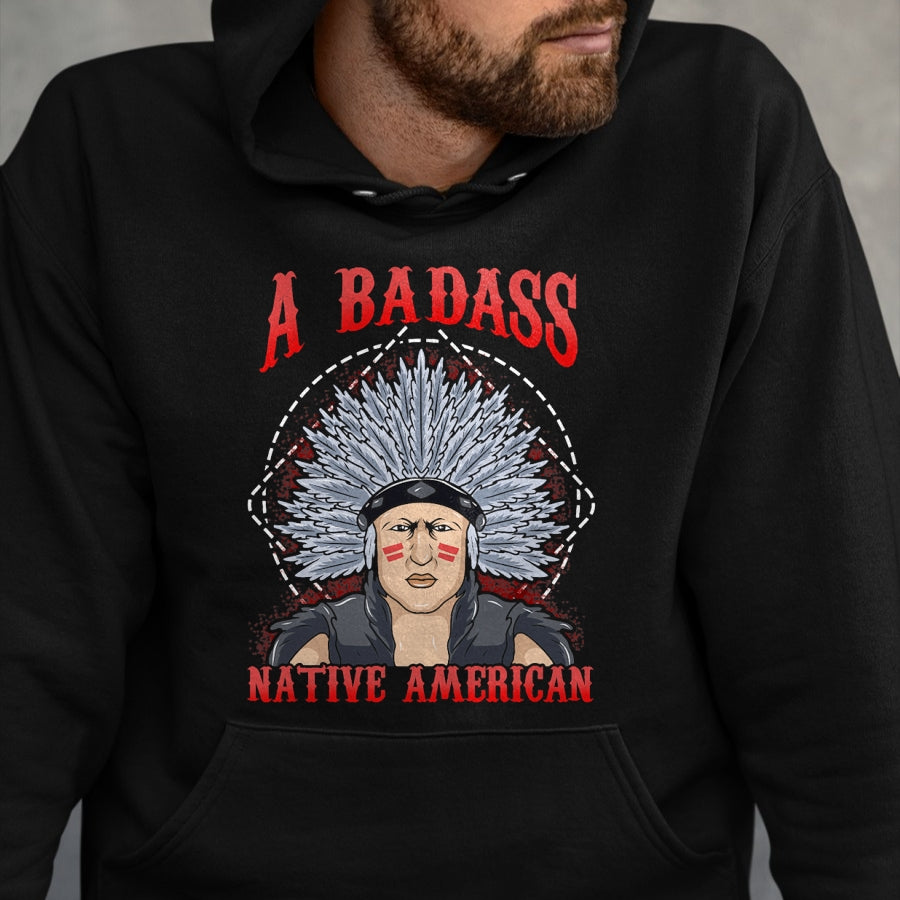 Native American T-Shirts, Vintage Native American Unisex T-Shirt/Hoodie/Sweatshirt HLT00 - I Have Two Titles - Mom and Grandma - Native American T-Shirt