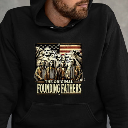 Native American T-Shirts, Vintage Native American Unisex T-Shirt/Hoodie/Sweatshirt HLT00 - The Original Founding Fathers Native American Indian Day T-Shirt