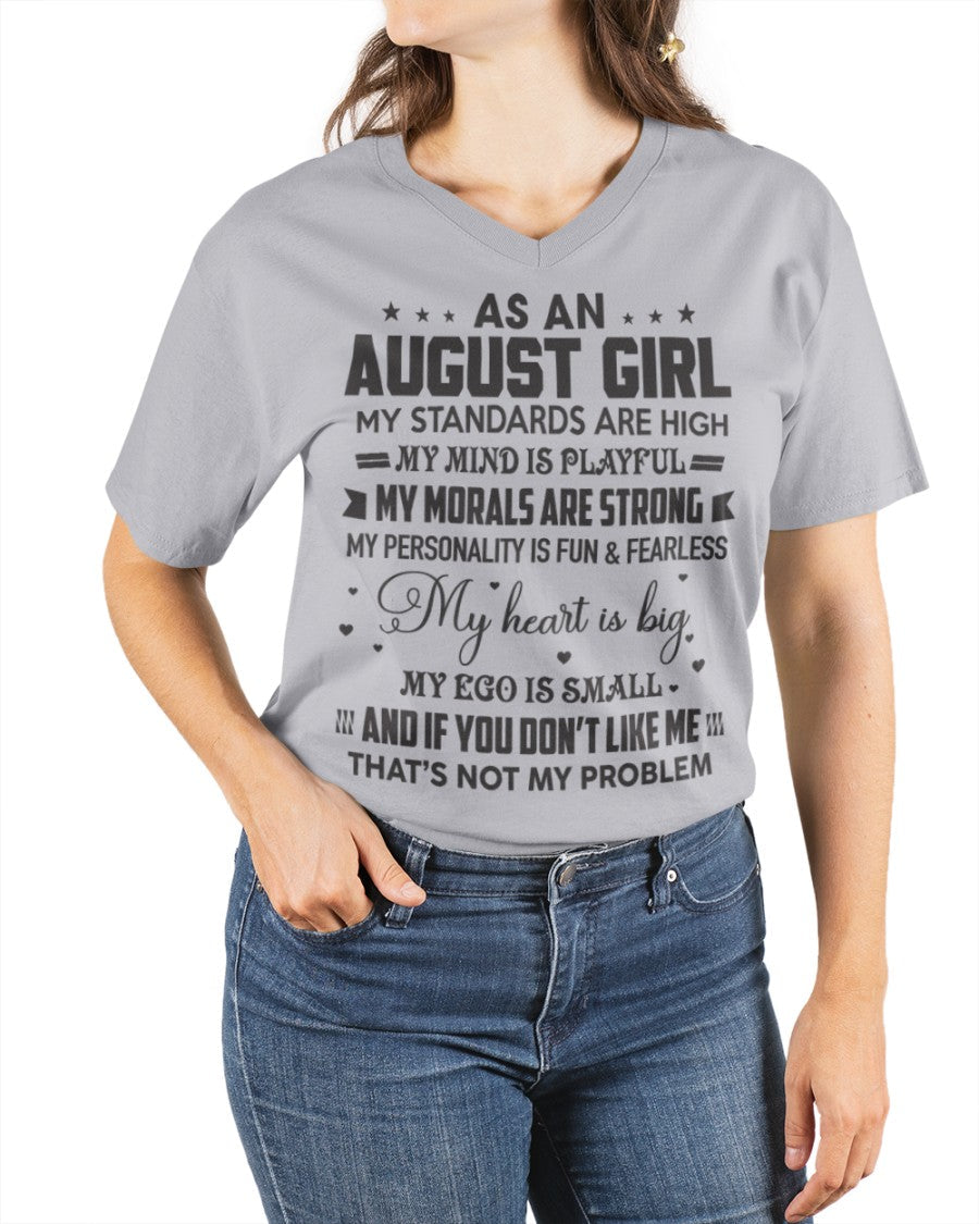 AS A AUGUST GIRL - MY STANDARDS ARE HIGH - DTSM08 (SKU05-64-08)