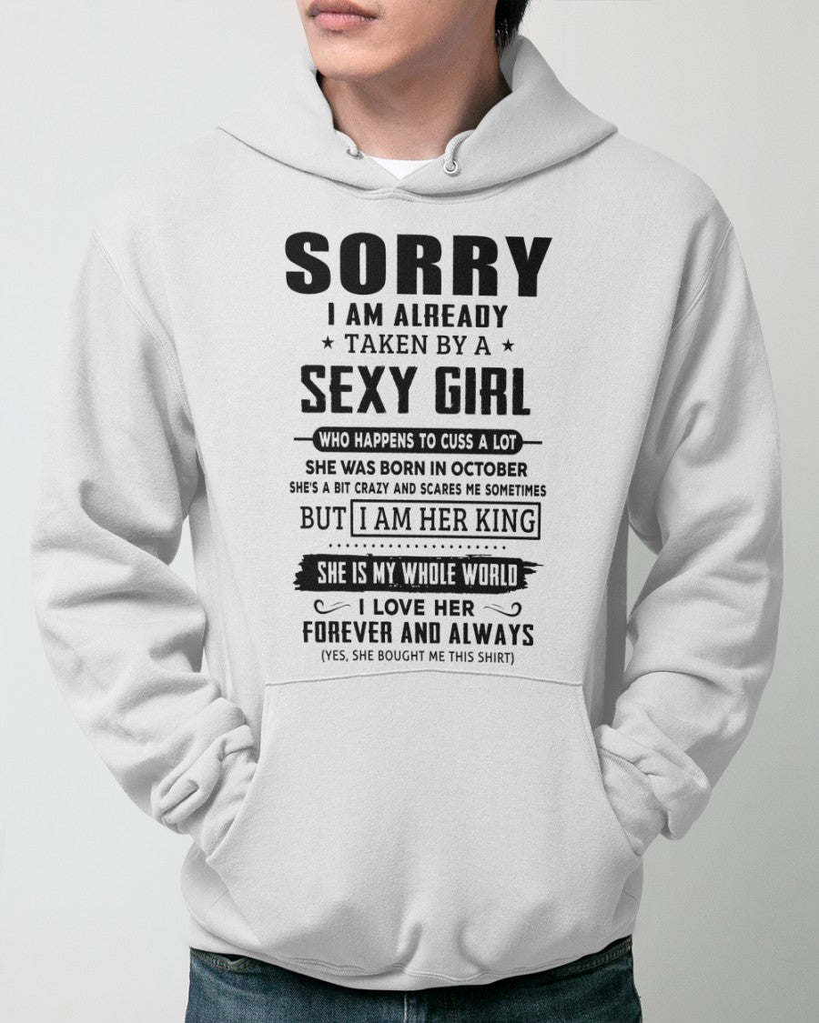 Sexy October Girl - Perfect T-Shirt For Your Boyfriend DTSM10 (SKU-07-99-10)