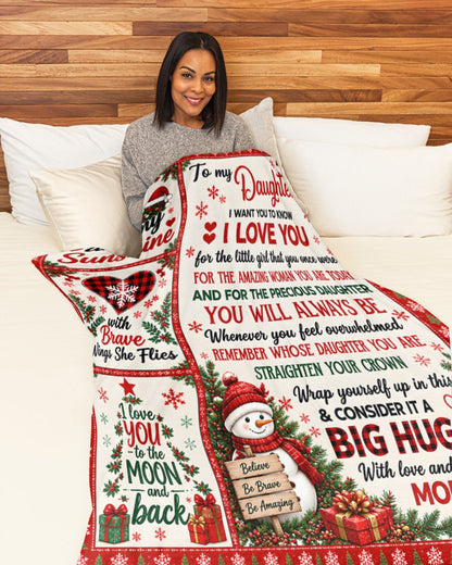 Special Gift For Your Daughter Blanket - From Mom (SKU2609-374)