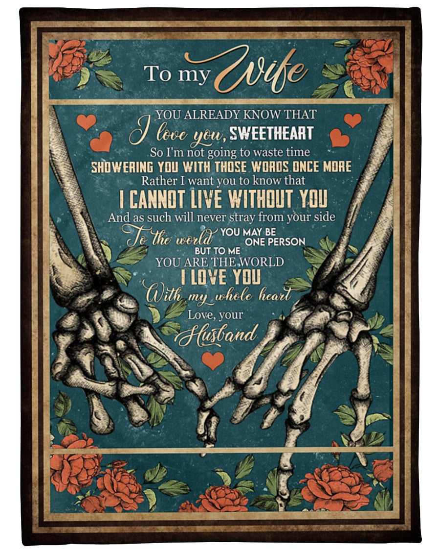 Special Blanket For Wife From Husband