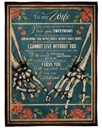 Special Blanket For Wife From Husband