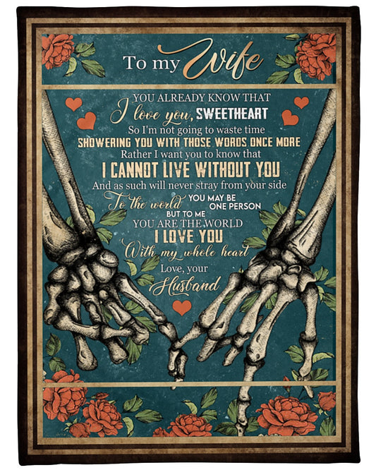 Special Blanket For Wife From Husband