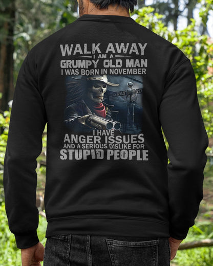 November - Grumpy Old Man T-Shirt – Bold, Strong Personality, Perfect Gift For Men - DTSM11 (SKU08-29-11)