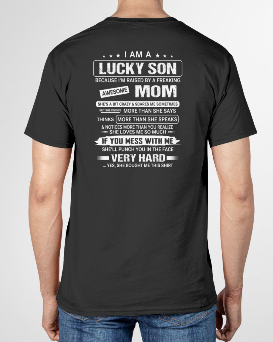 Lucky Son Of Awesome Mom - Perfect Gift For Your Son - DTSM00 (SKU07-136-00)