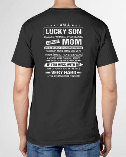 Lucky Son Of Awesome Mom - Perfect Gift For Your Son - DTSM00 (SKU07-136-00)