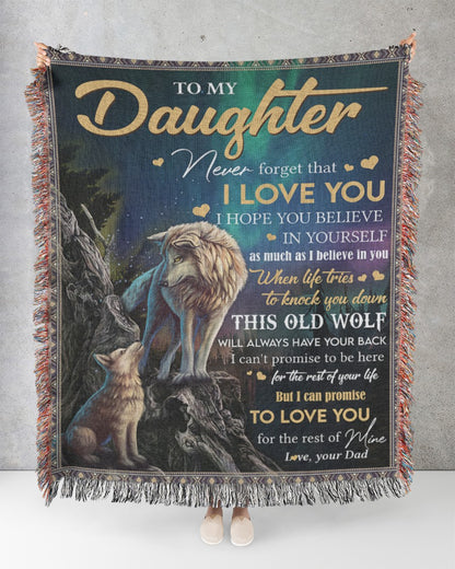 Special blanket for Daughter - From Dad blanket