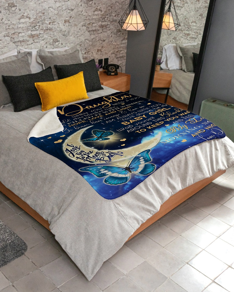 Special blanket for Daughter - From Dad blanket (SKUB12-150)