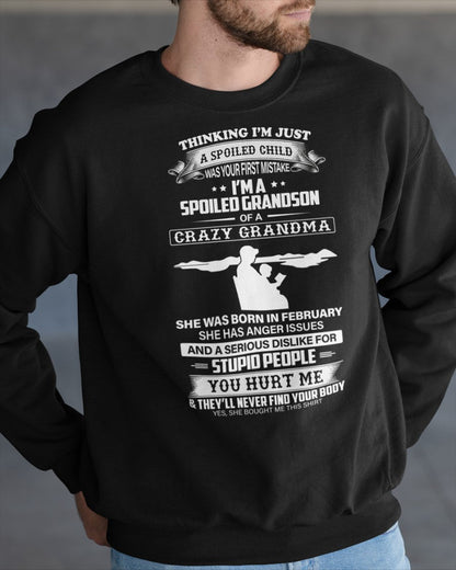 Spoiled by Grandma Shirt February Edition – From Grandma to Grandson NTTD02 (SKU-GMS2-02)