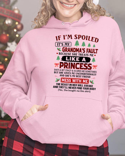 CHRISTMAX T-SHRIT FOR GRANDDAUGHTER - GIFT FROM GRANDMA - NTTD00