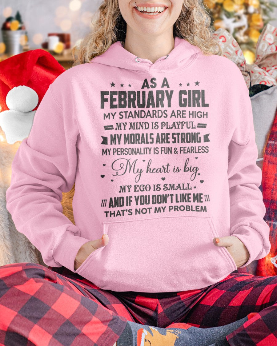 AS A FEBRUARY GIRL - MY STANDARDS ARE HIGH - DTSM02 (SKU05-64-02)