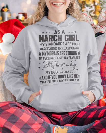 AS A MARCH GIRL - MY STANDARDS ARE HIGH - DTSM03 (SKU05-64-03)