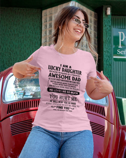 Lucky Daughter - perfect gift for your daughter from Dad - HL00 ( Dad US 00)